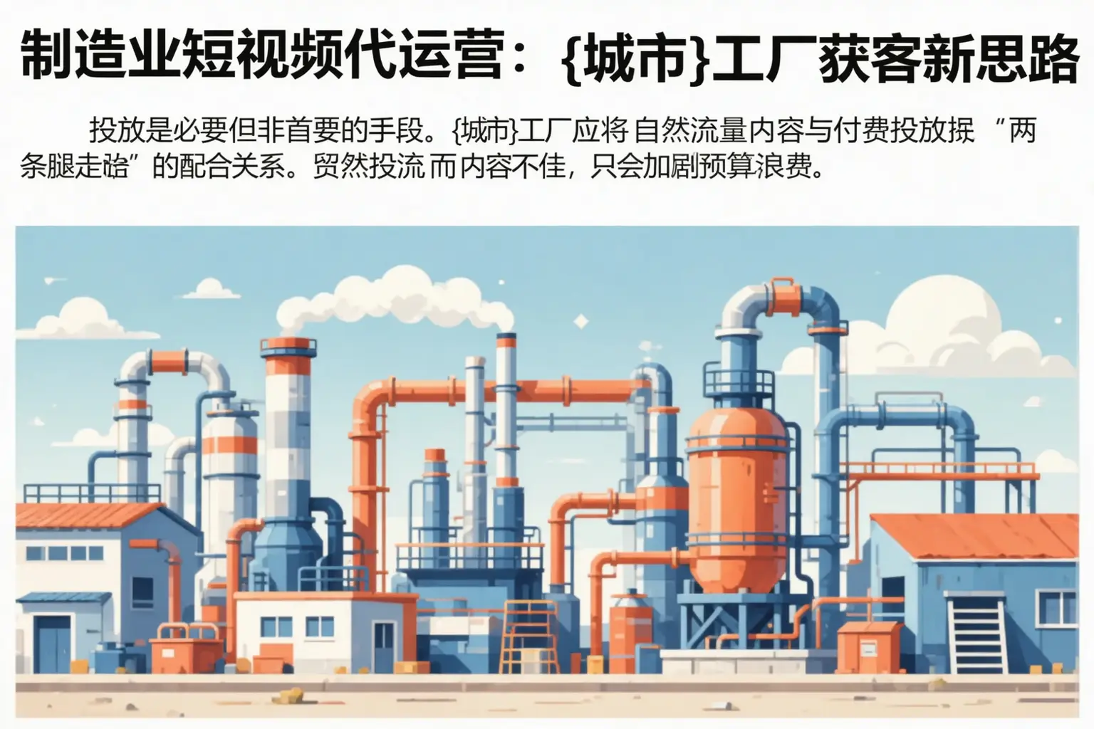 制造业短视频代运营：银川工厂获客新思路