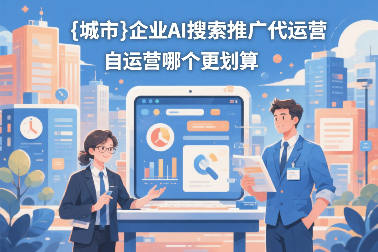银川企业AI搜索推广代运营和自运营哪个更划算