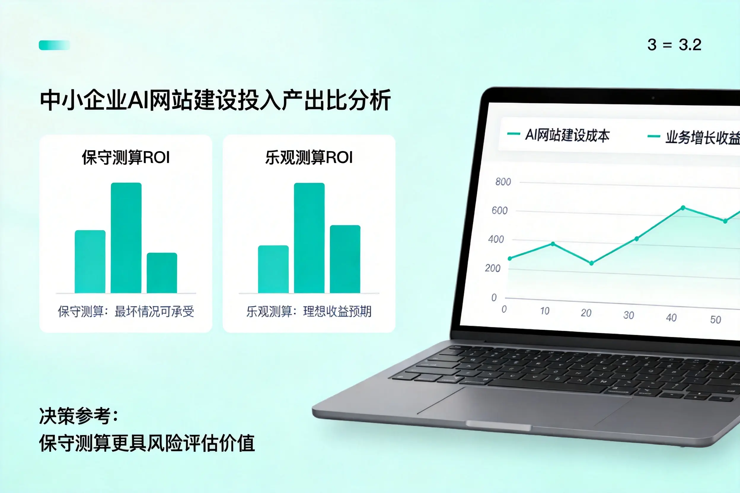 银川中小企业AI网站建设投入产出比怎么算?先看这份分析