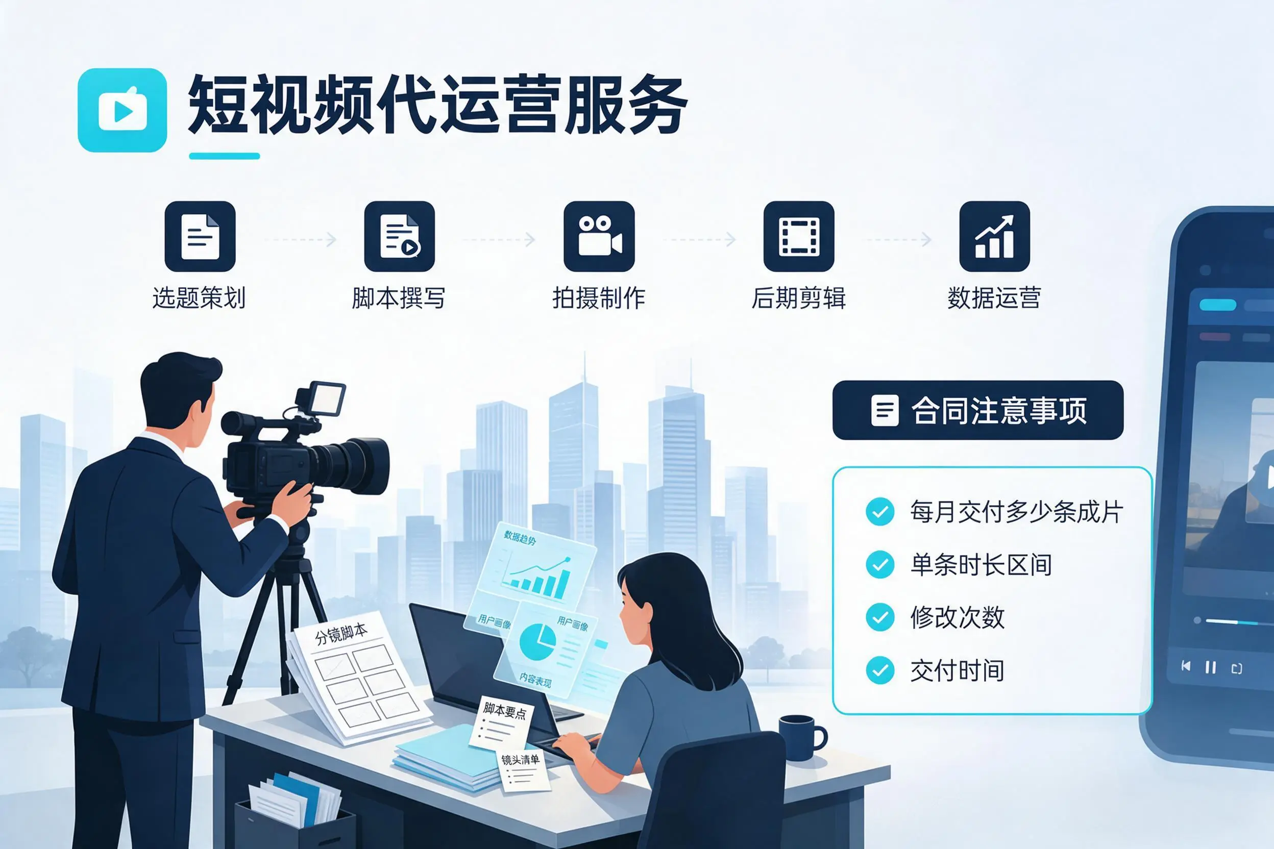 短视频代运营包含哪些服务？银川企业常见问题科普