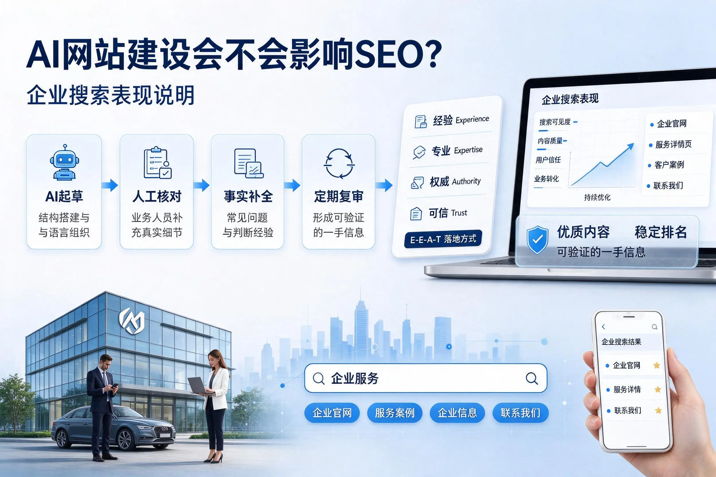 AI网站建设会不会影响SEO?银川企业搜索表现说明