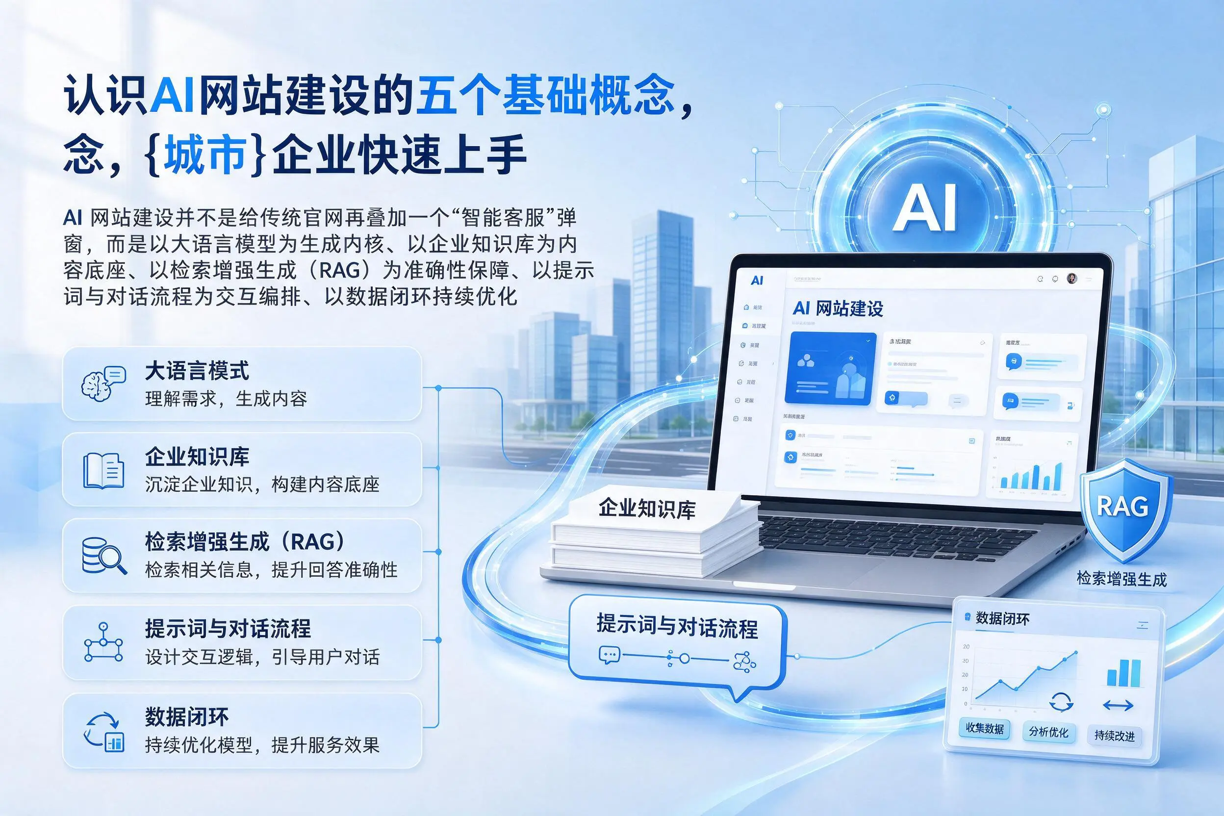 认识AI网站建设的五个基础概念,银川企业快速上手